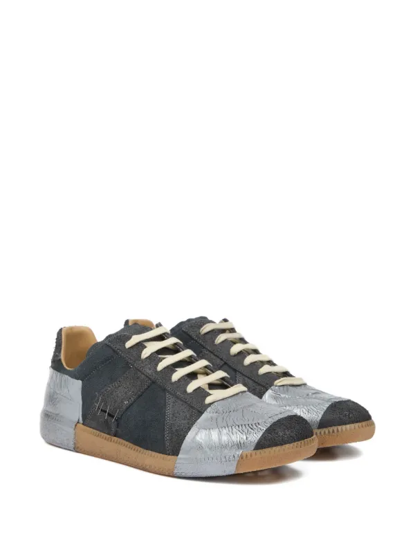 Maison Margiela Tênis Replica Com Recorte | Cinza | FARFETCH BR