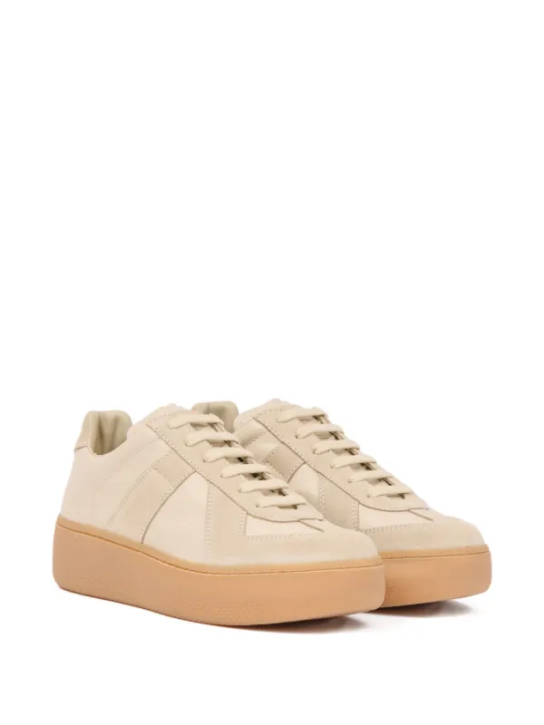 Maison Margiela Replica Platform Sneakers | Neutrals | FARFETCH