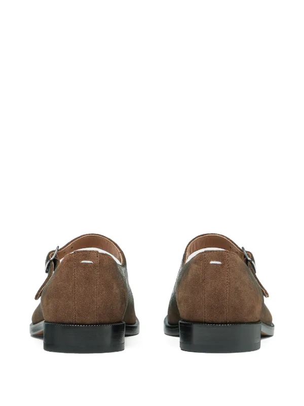 Maison Margiela Sapato Flat Tabi Com Fivela | Marrom | FARFETCH BR