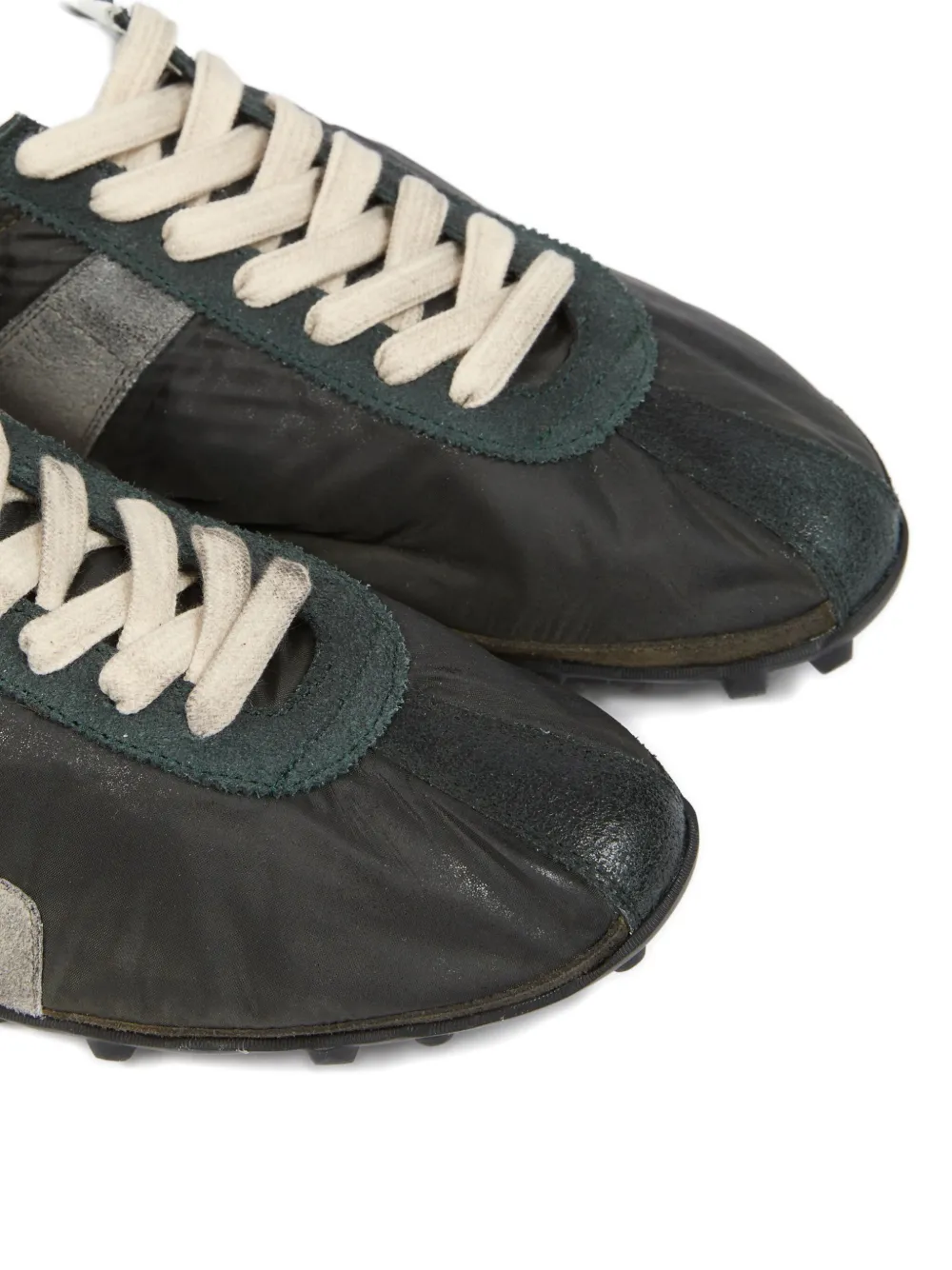Maison Margiela Sprinters leren sneakers Groen