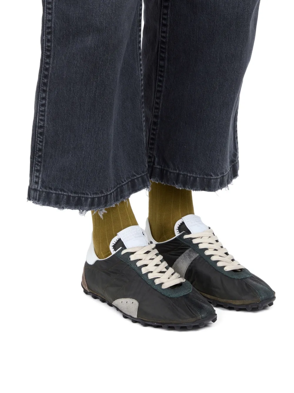 Maison Margiela Sprinters leren sneakers Groen