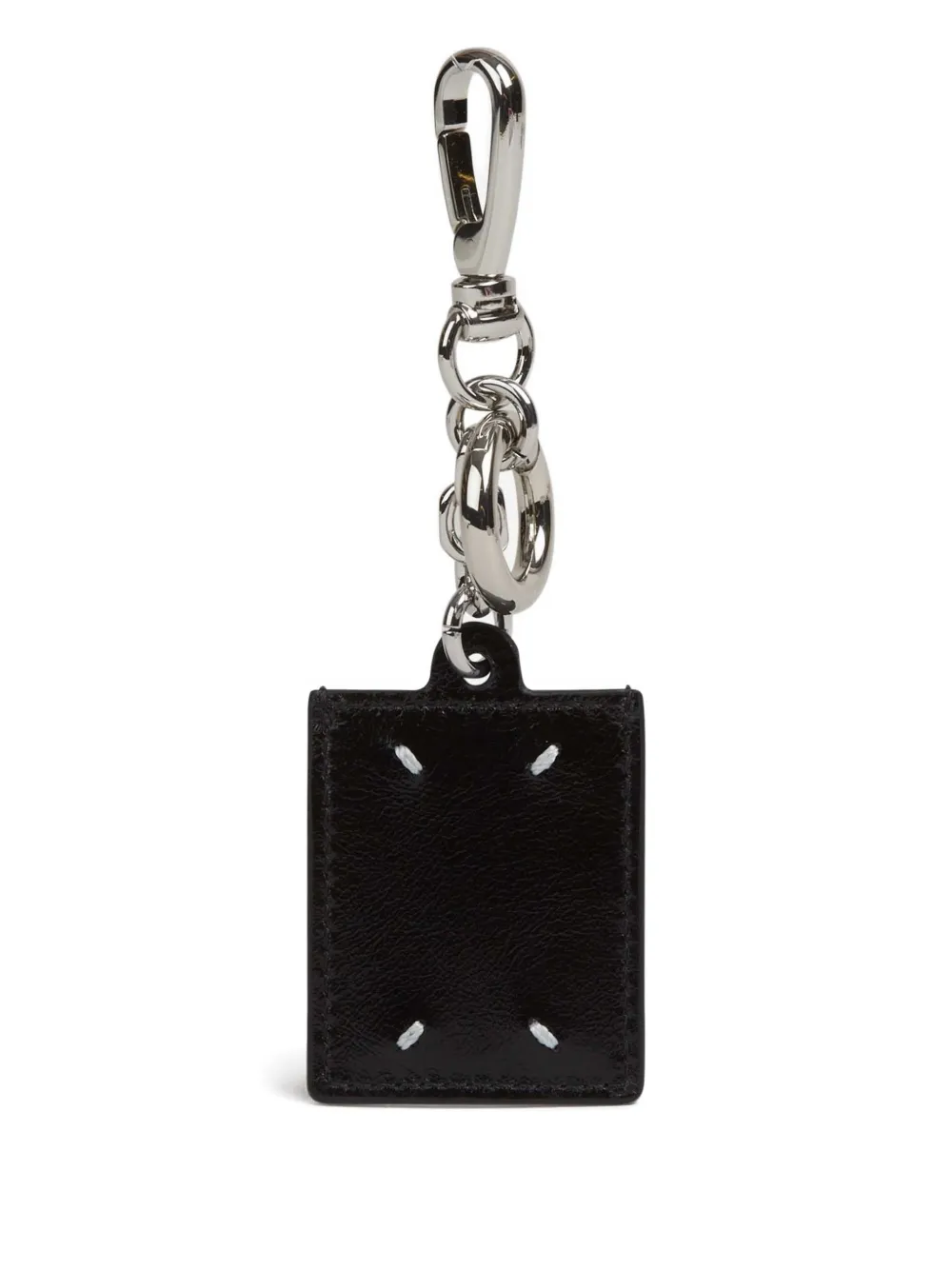 Maison Margiela Sleutelhanger met logodetail Zwart