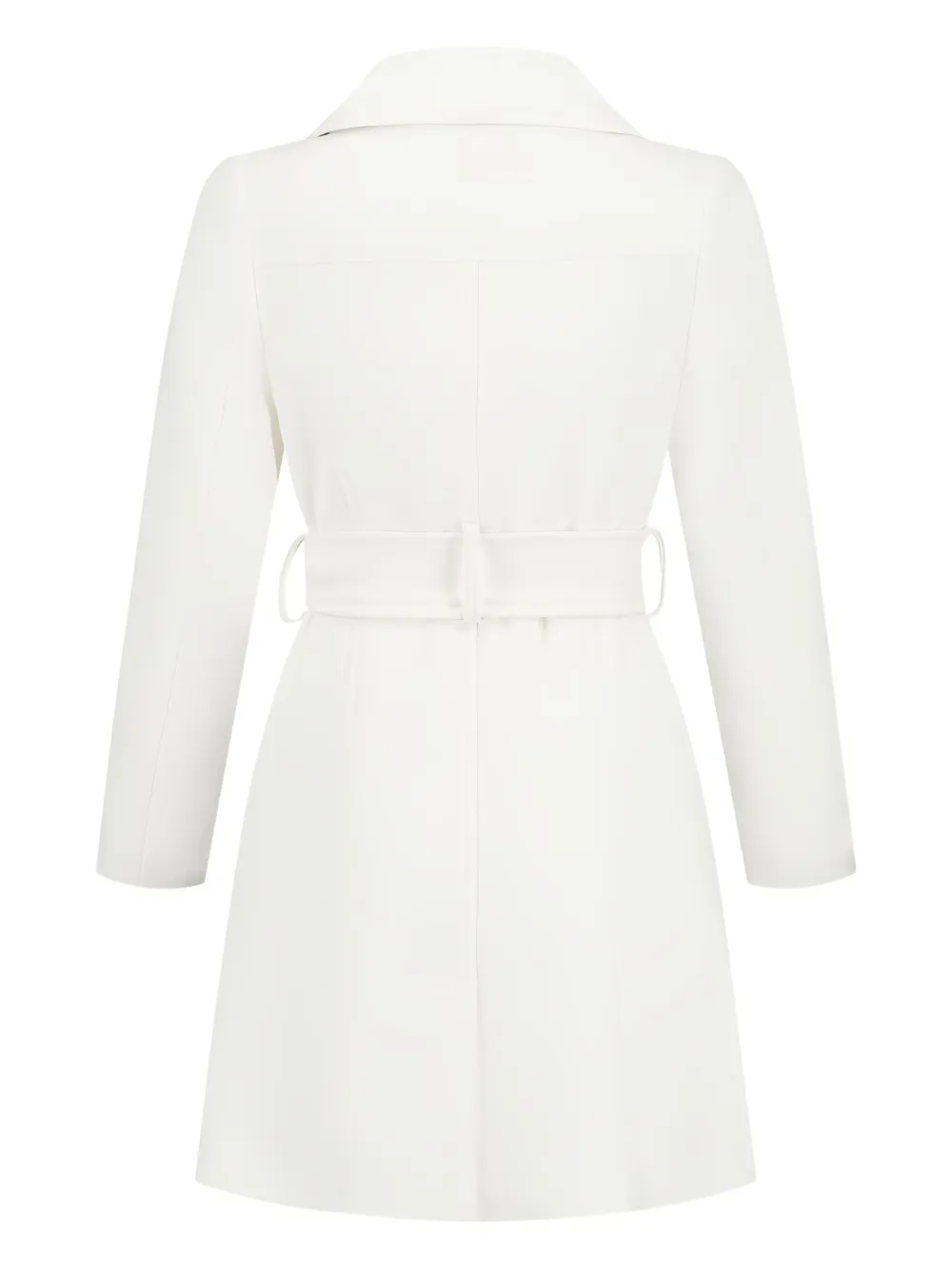 Kocca Belted Double-breasted Coat In White