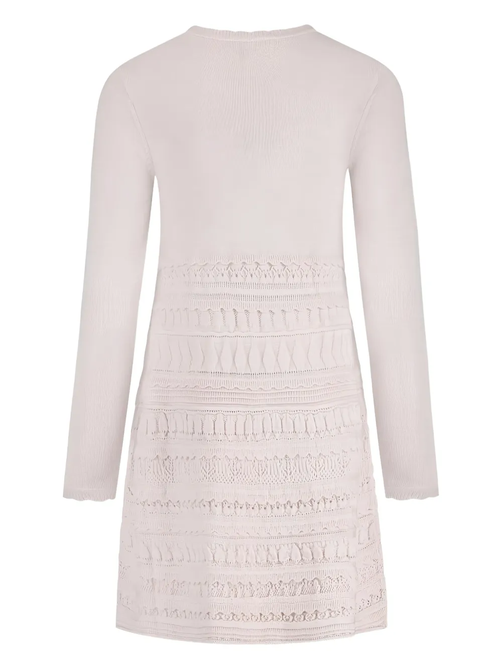 Emporio Armani Kids long-sleeved textured dress | Girls Knitted Dresses | Image 2
