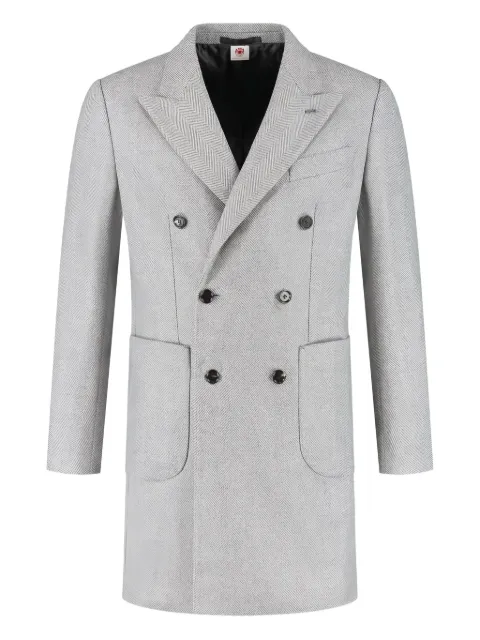 Luigi Borrelli herringbone coat