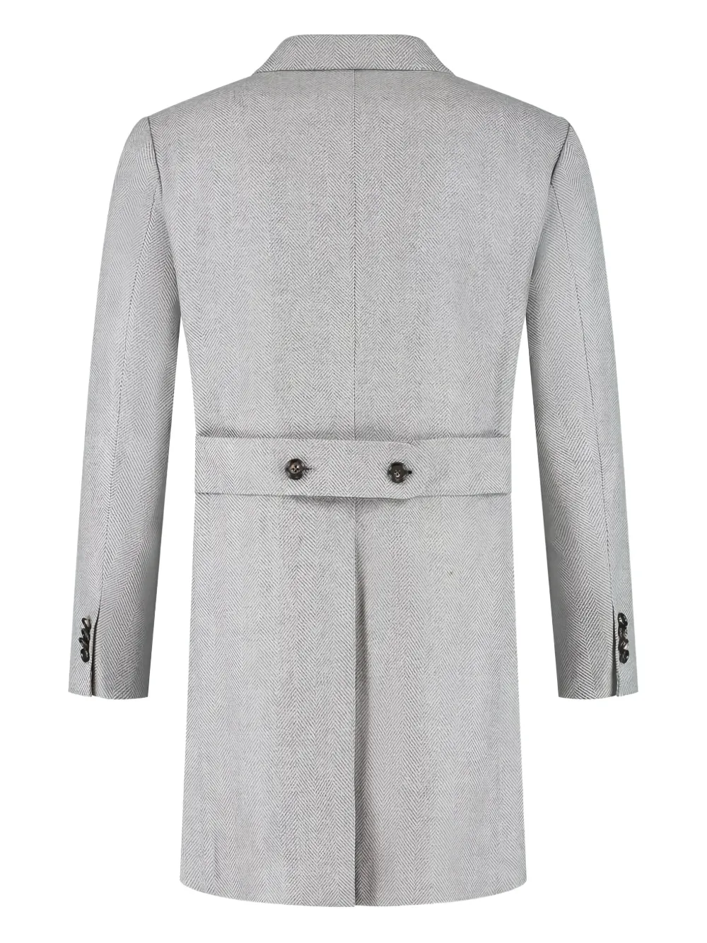 Luigi Borrelli herringbone coat | Double Breasted Coats | Image 2