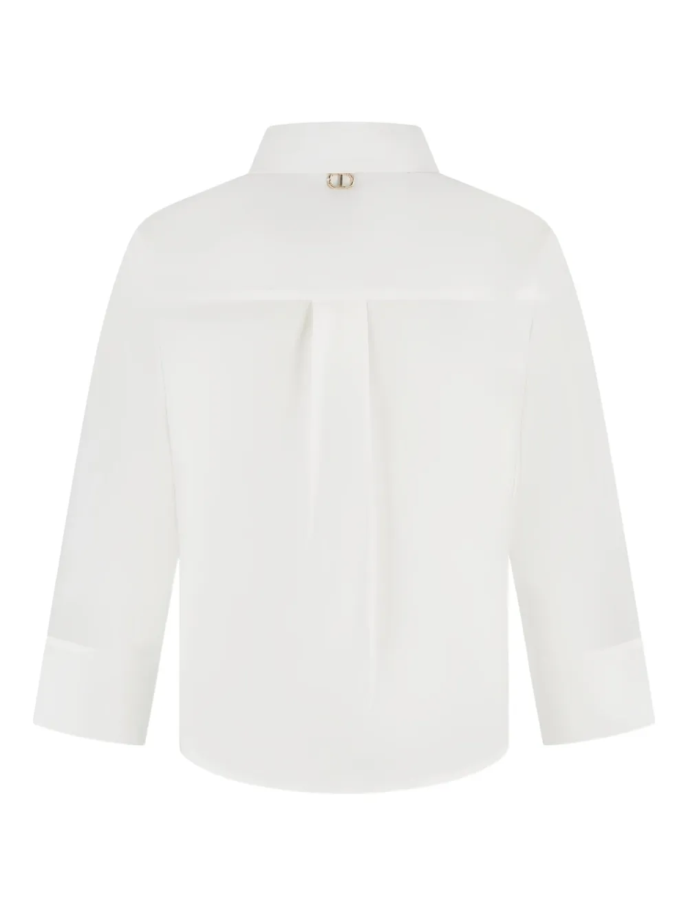 Twinset Point-collar Shirt In White