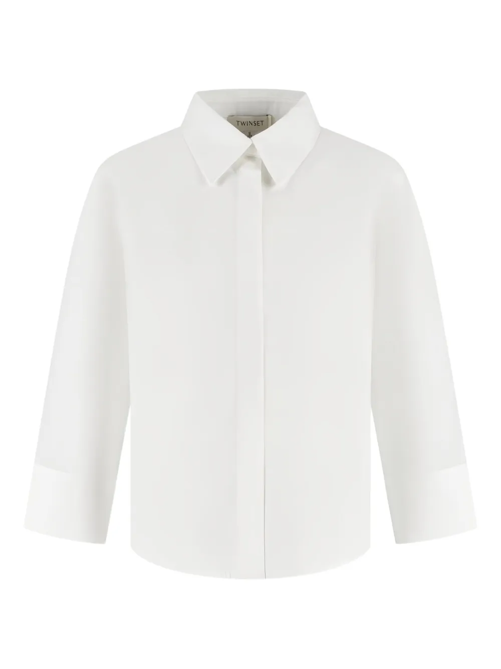 Twinset Point-collar Shirt In White