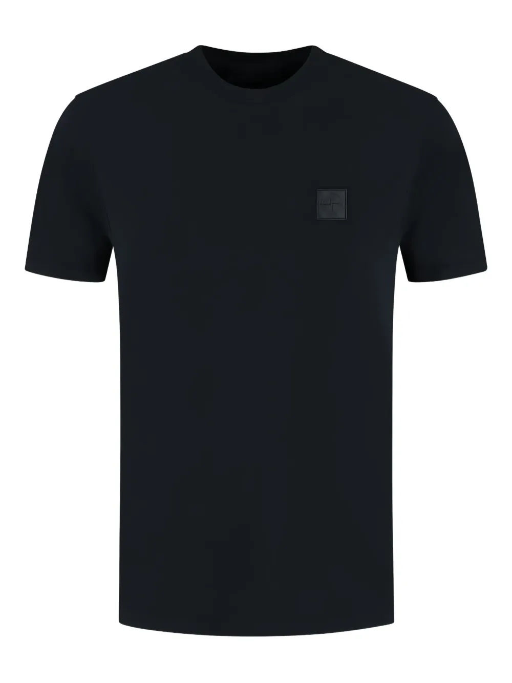 Stone Island Compass-patch T-shirt In Black
