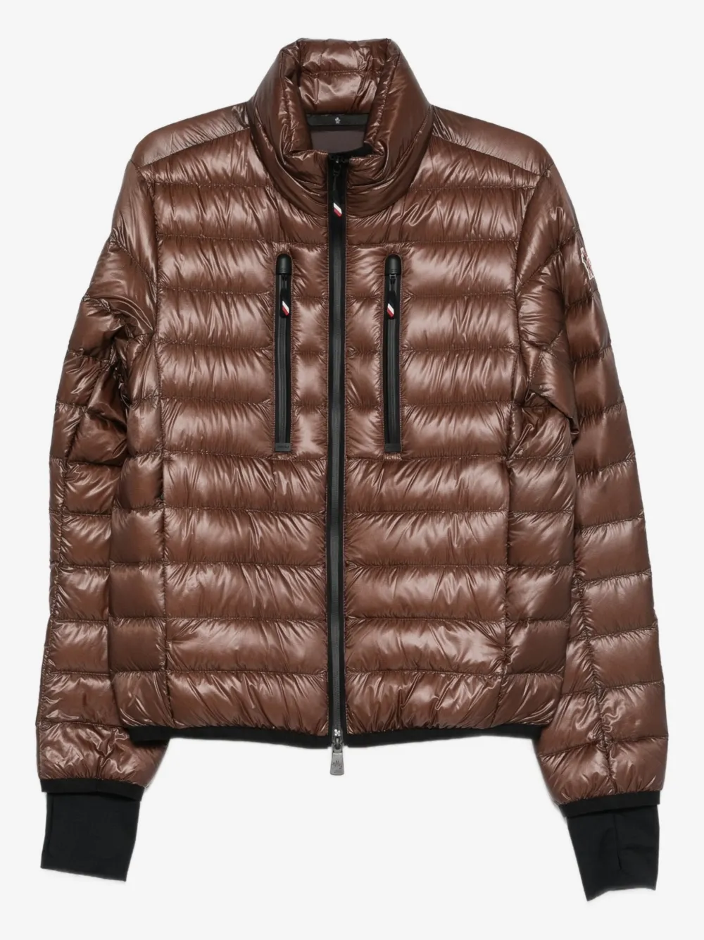 Moncler Grenoble 拉链绗缝夹克 | 褐色 | Image 1