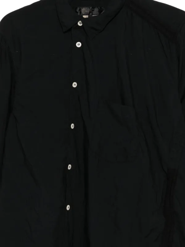 Black Comme Des Garçons Asymmetric Shirt | Black | FARFETCH