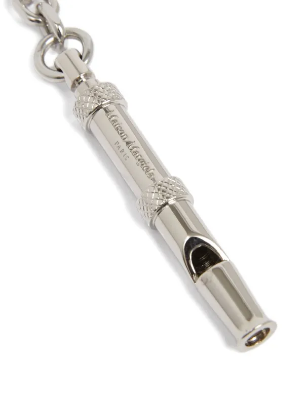 Maison Margiela Dog Whistle キーホルダー | シルバートーン