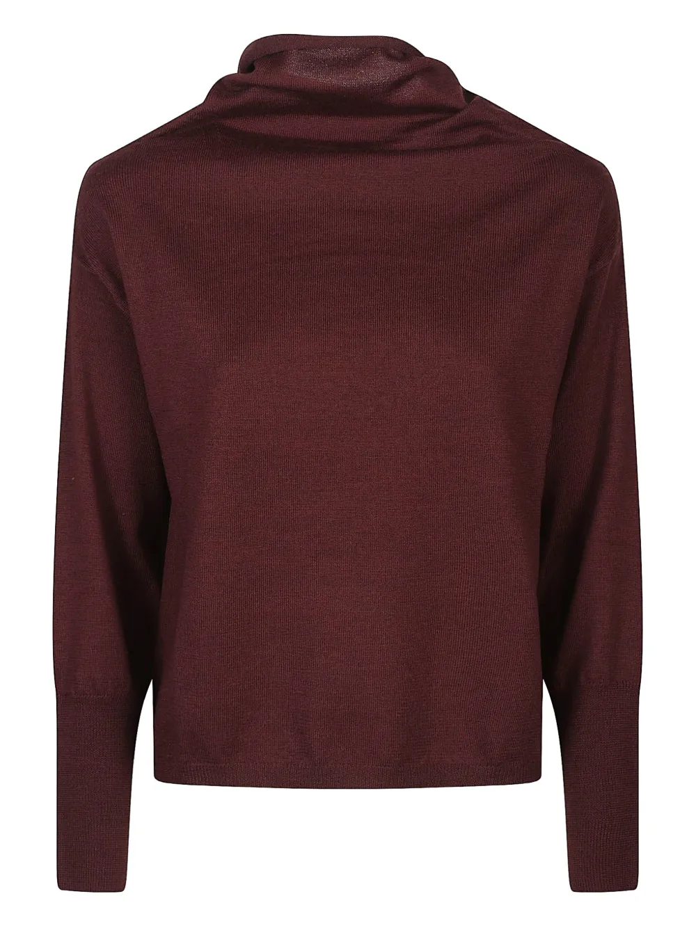 Aragona Long-sleeves Sweater In Burgundy