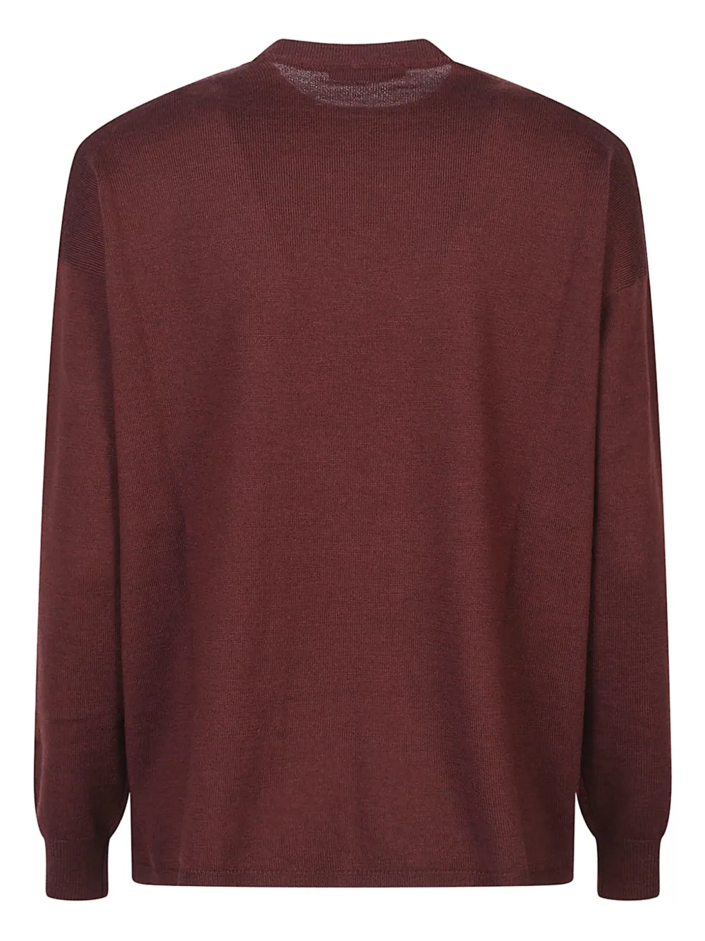 Aragona Crew-neck Sweater In Burgundy