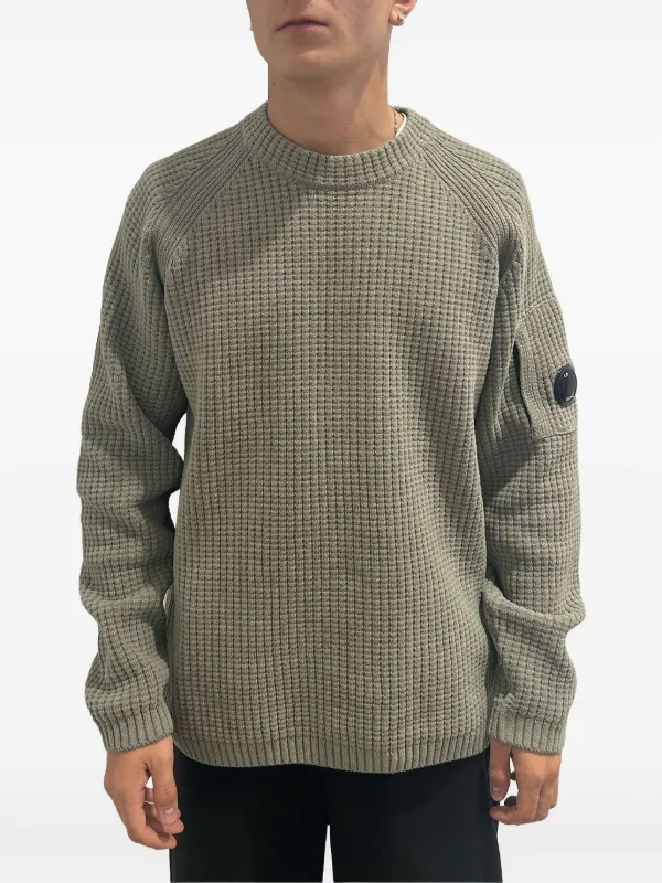 C.P. Company ワッフルニット セーター | グリーン | FARFETCH JP