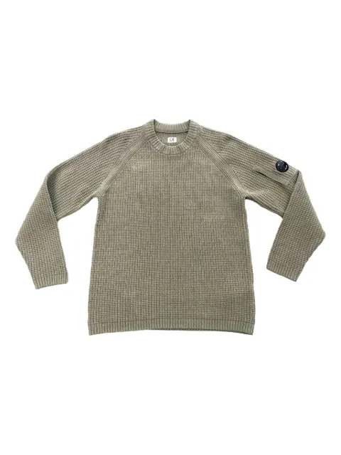 C.P. Company Lens-detail waffle-knit sweater