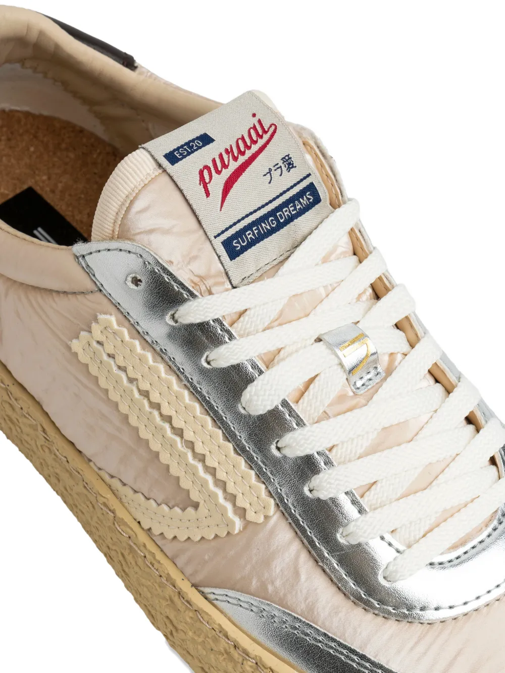 Puraai Polly starlight sneakers Beige