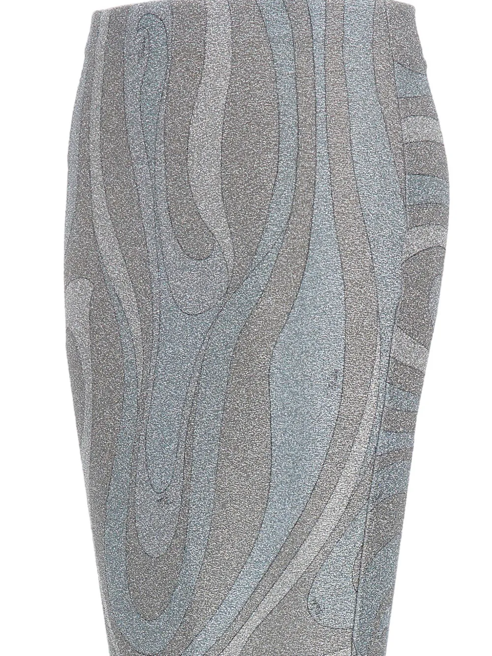 Pucci Midirock Im Metallic-look In Gray