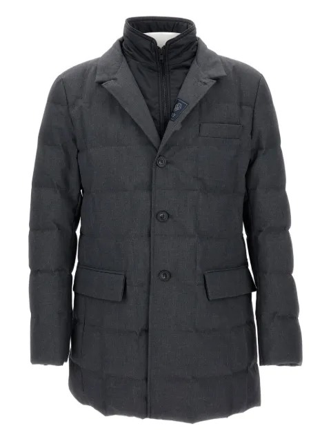 Fay Taped Seams Button Coat