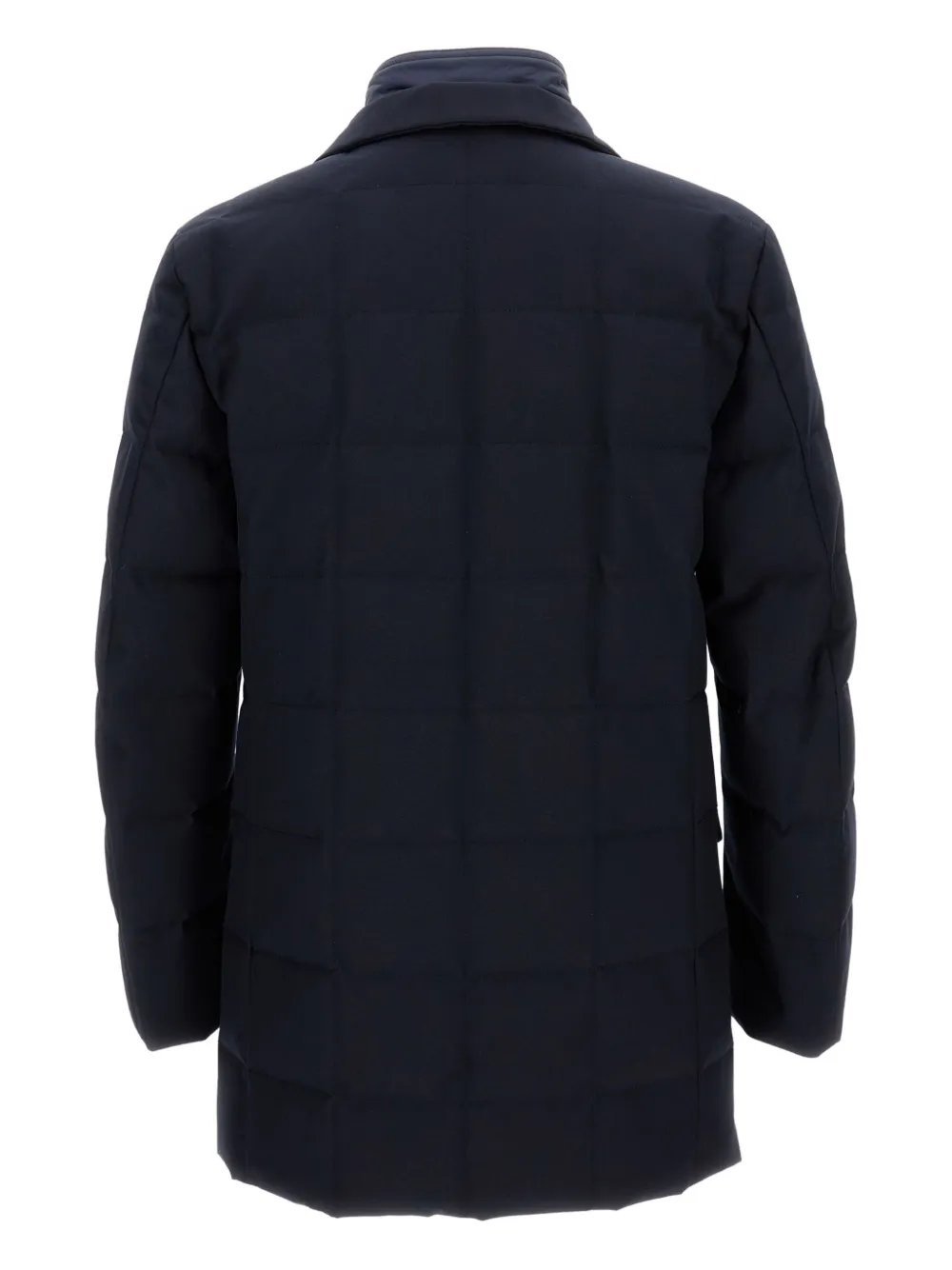 Fay single-breasted padded coat - Blauw