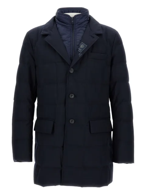Fay single-breasted padded coat