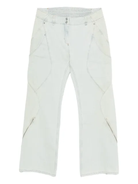 Kiko Kostadinov Carina zip-detail flared jeans
