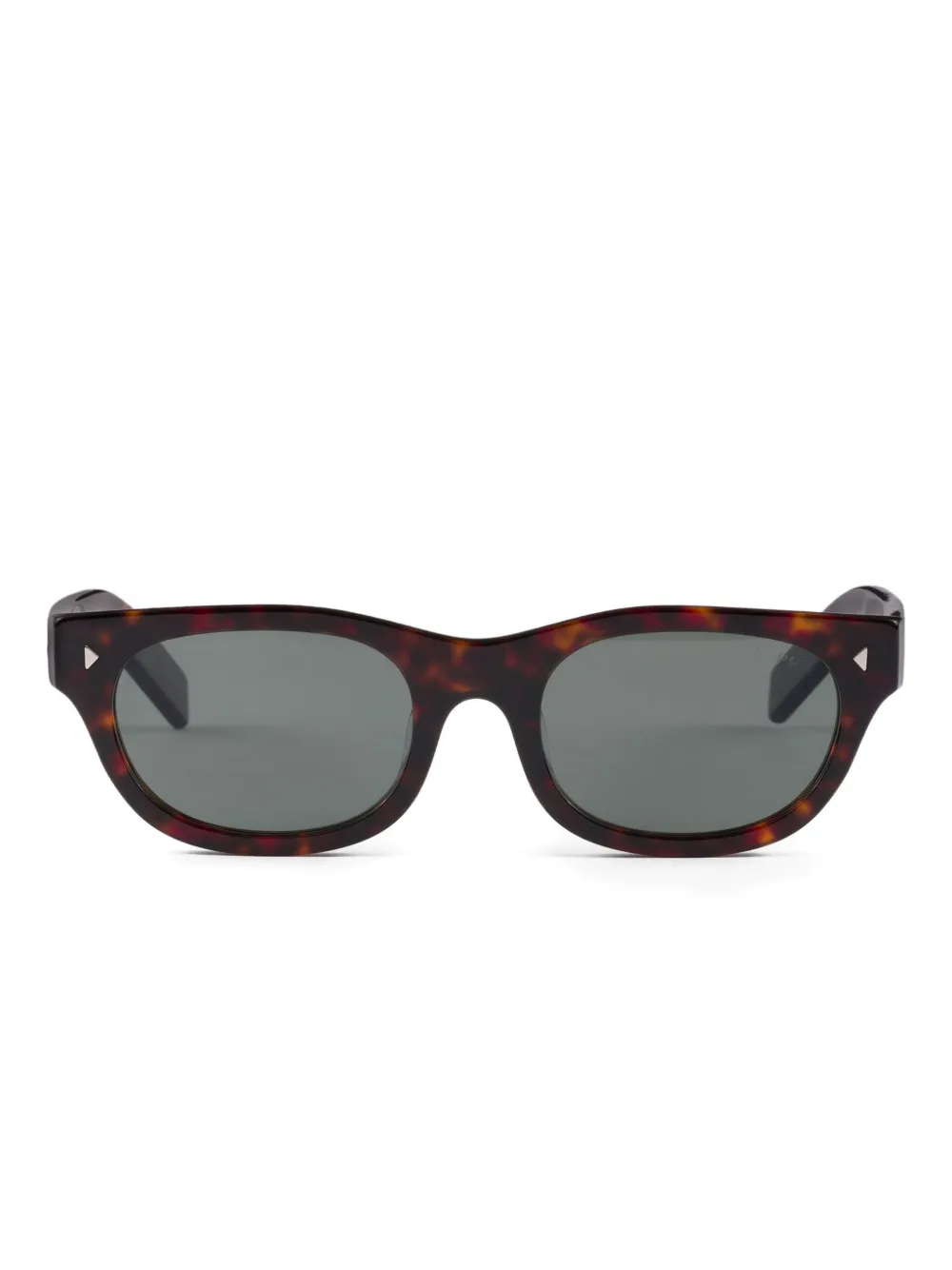 Prada Eyewear lentes de sol con armazón ovalada | marrón | Image 1