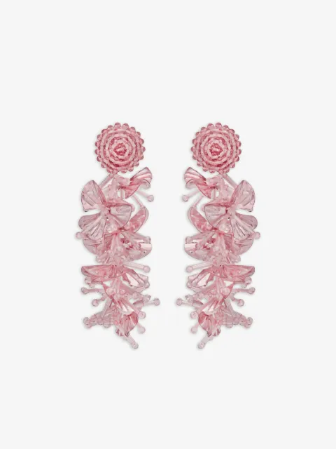 Oscar de la Renta boucles d'oreilles à sequins