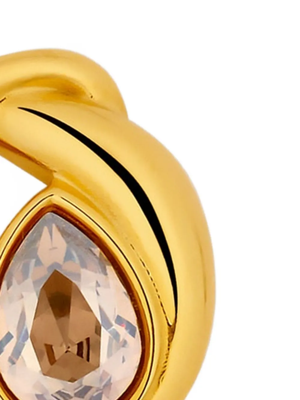 Oscar de la Renta Oorbellen met steentje - Goud