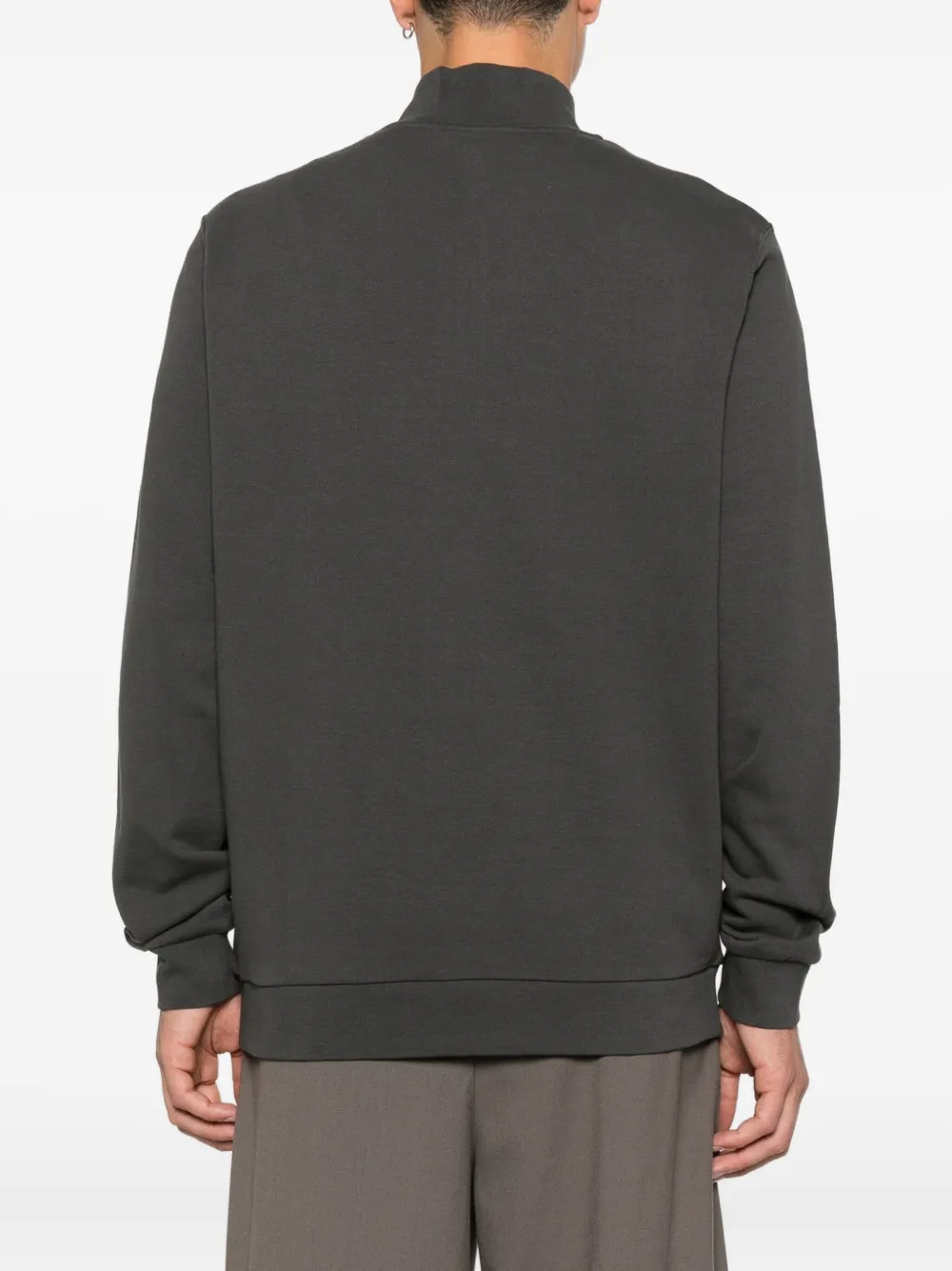 Lyle & Scott Zip-up Sweatshirt In Brown