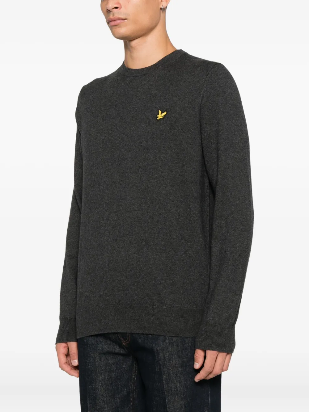 Lyle & Scott Wool-blend Jumper In Black