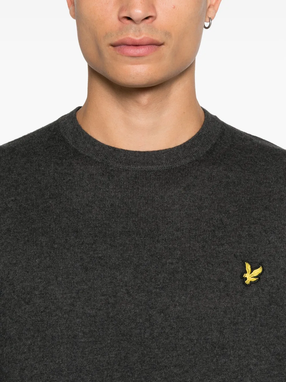 Lyle & Scott Wool-blend Jumper In Black