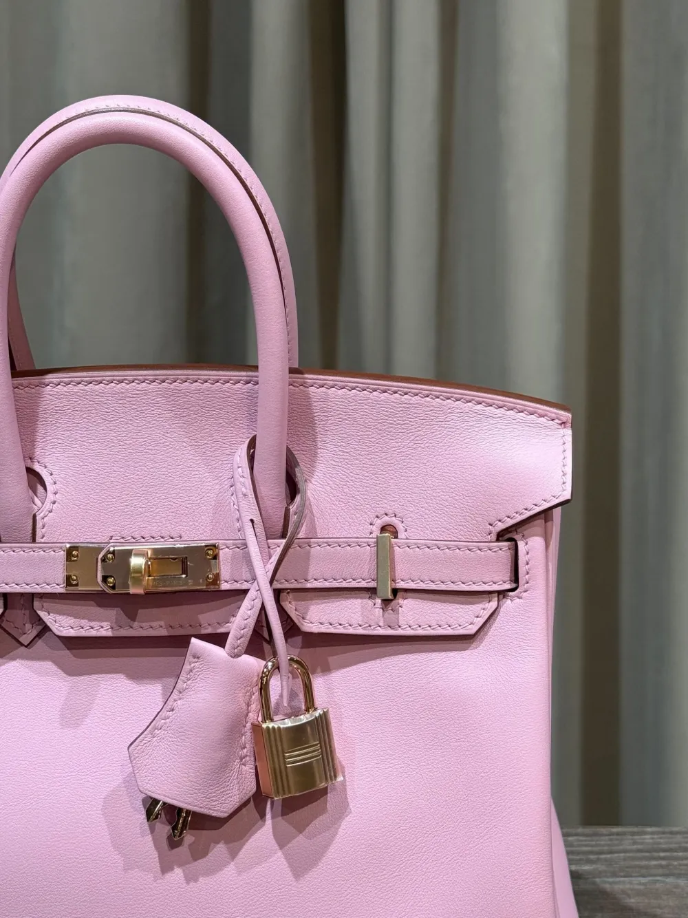 Pre-owned Hermes 2022 Birkin 25 Handbag In Pink