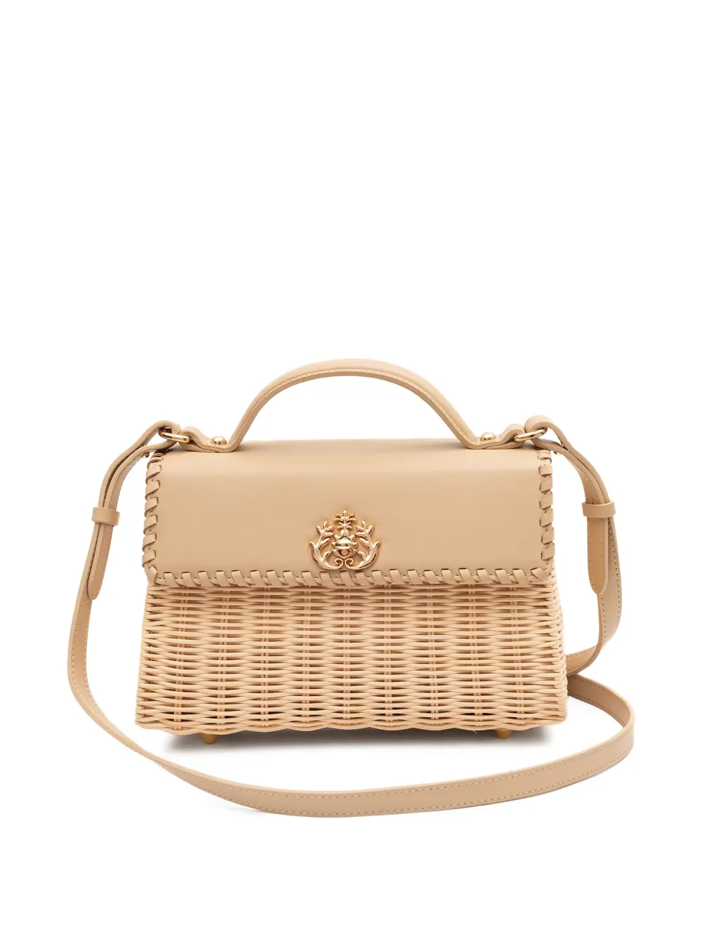 Isla woven top-handle shoulder bag | Image 2