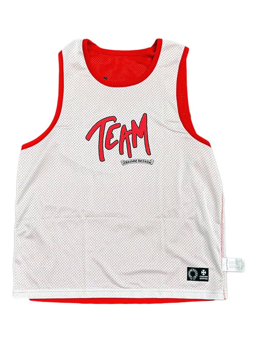 Chrome Hearts Tanktop met ronde hals - Rood