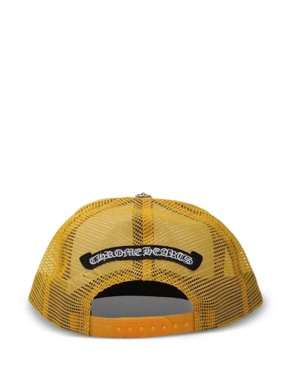 Chrome Hearts Eyechart Trucker Hat | Yellow | FARFETCH