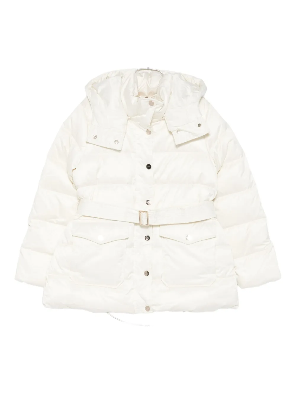 Liu •jo Parka Mit Gürtel In White