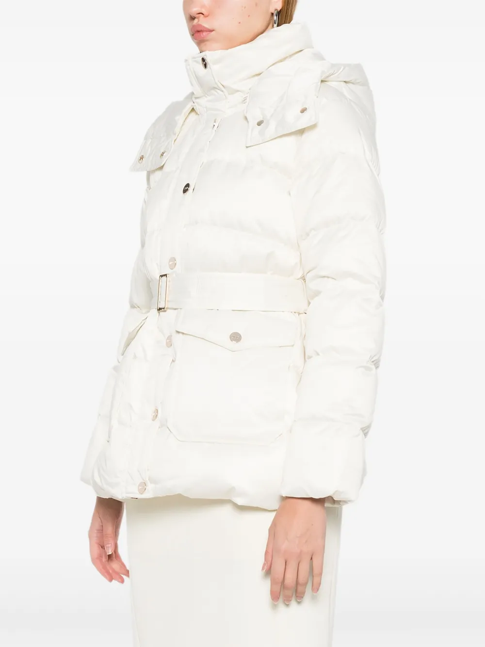 LIU JO Parka met ceintuur Wit