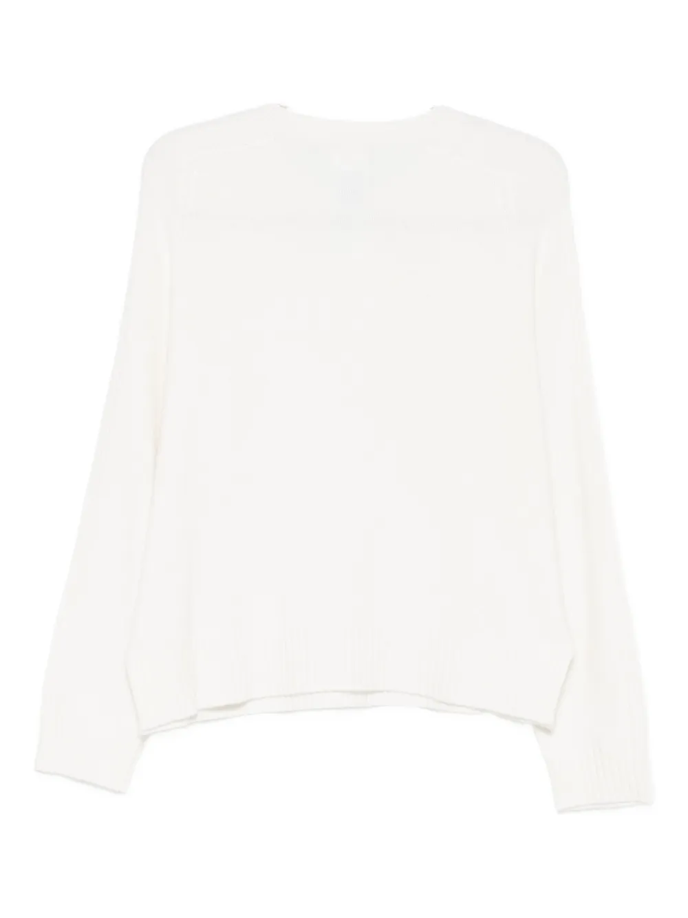 Liu •jo Boat-neck Sweater In White