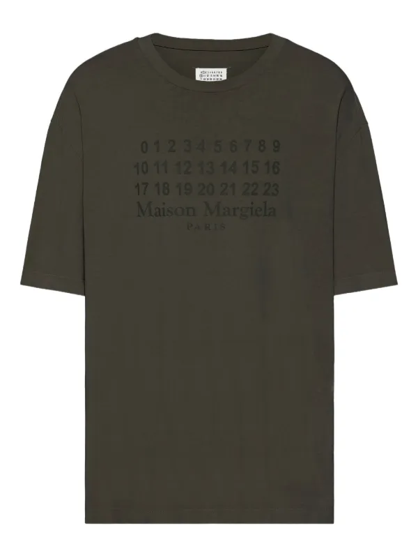 T*.様 MAISON MARGIELA NUMBERING LOGO T SH Maison Margiela Numeric-logo T-shirt | Grey | FARFETCH HU