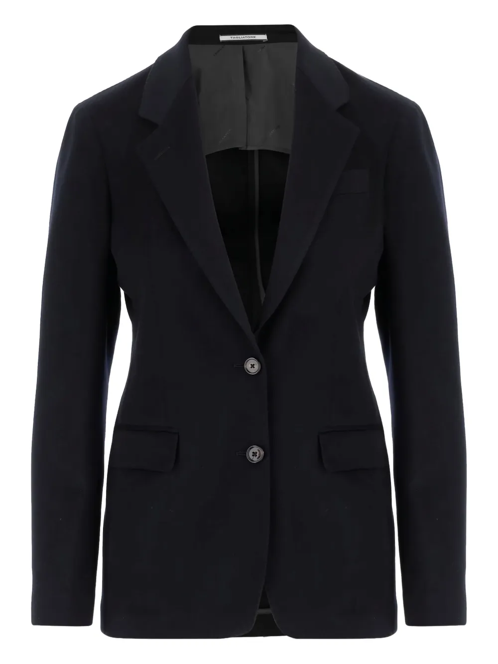 Tagliatore Single-breasted Blazer In Black