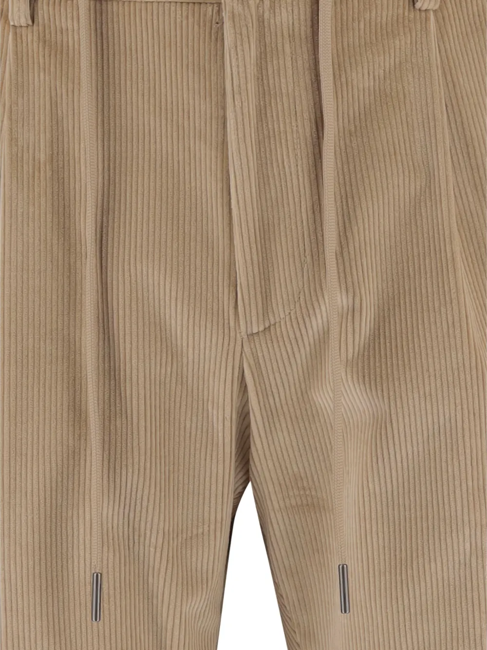 Tagliatore Ribfluwelen broek Beige