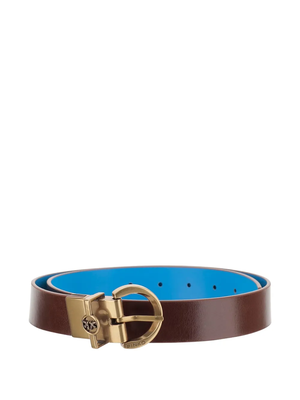 PINKO Love Birds reversible belt - Marrone