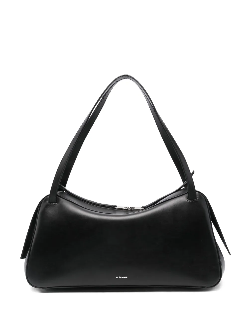 Jil Sander Top-zip Shoulder Bag In Black