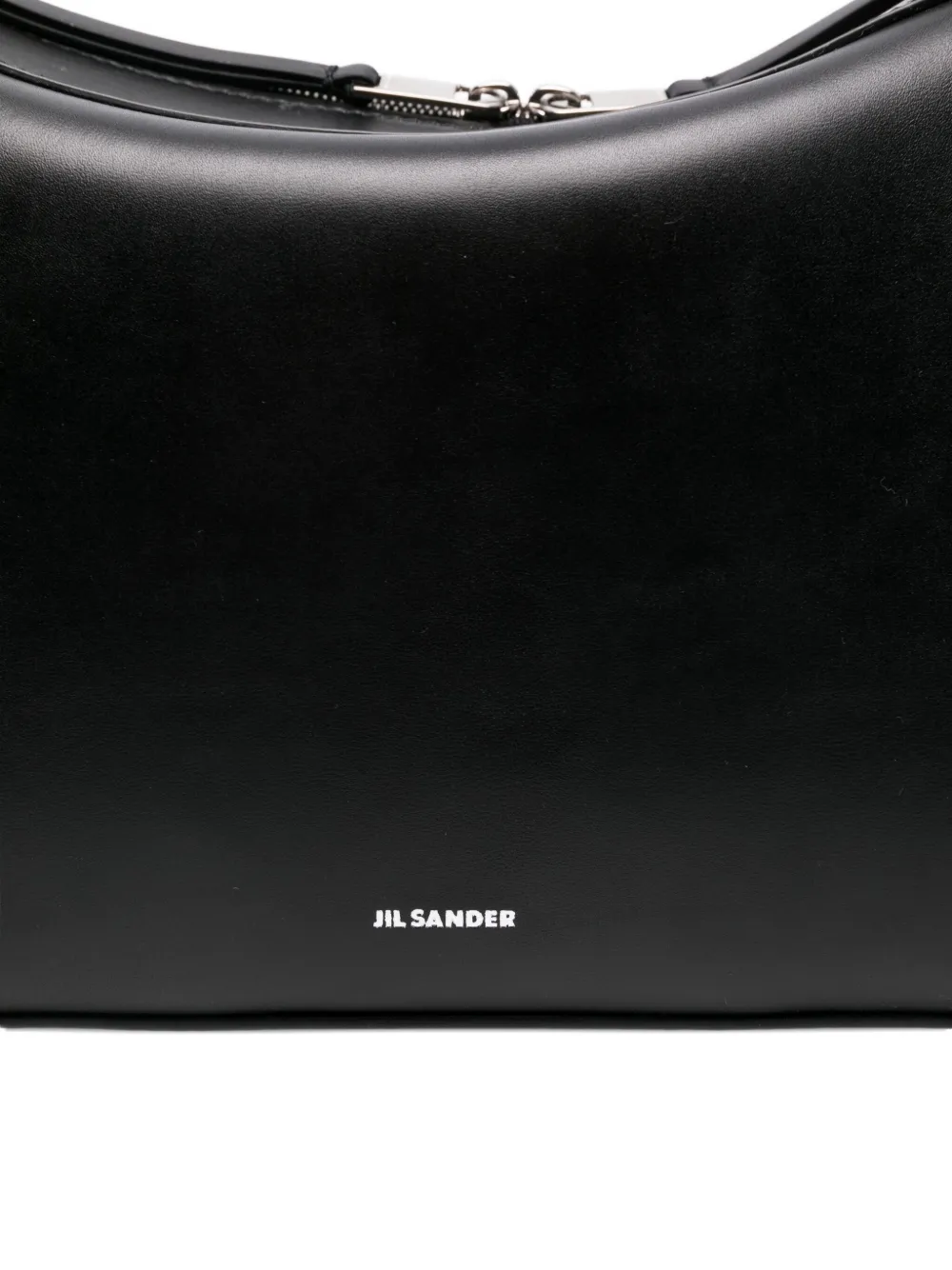 Jil Sander Top-zip Shoulder Bag In Black
