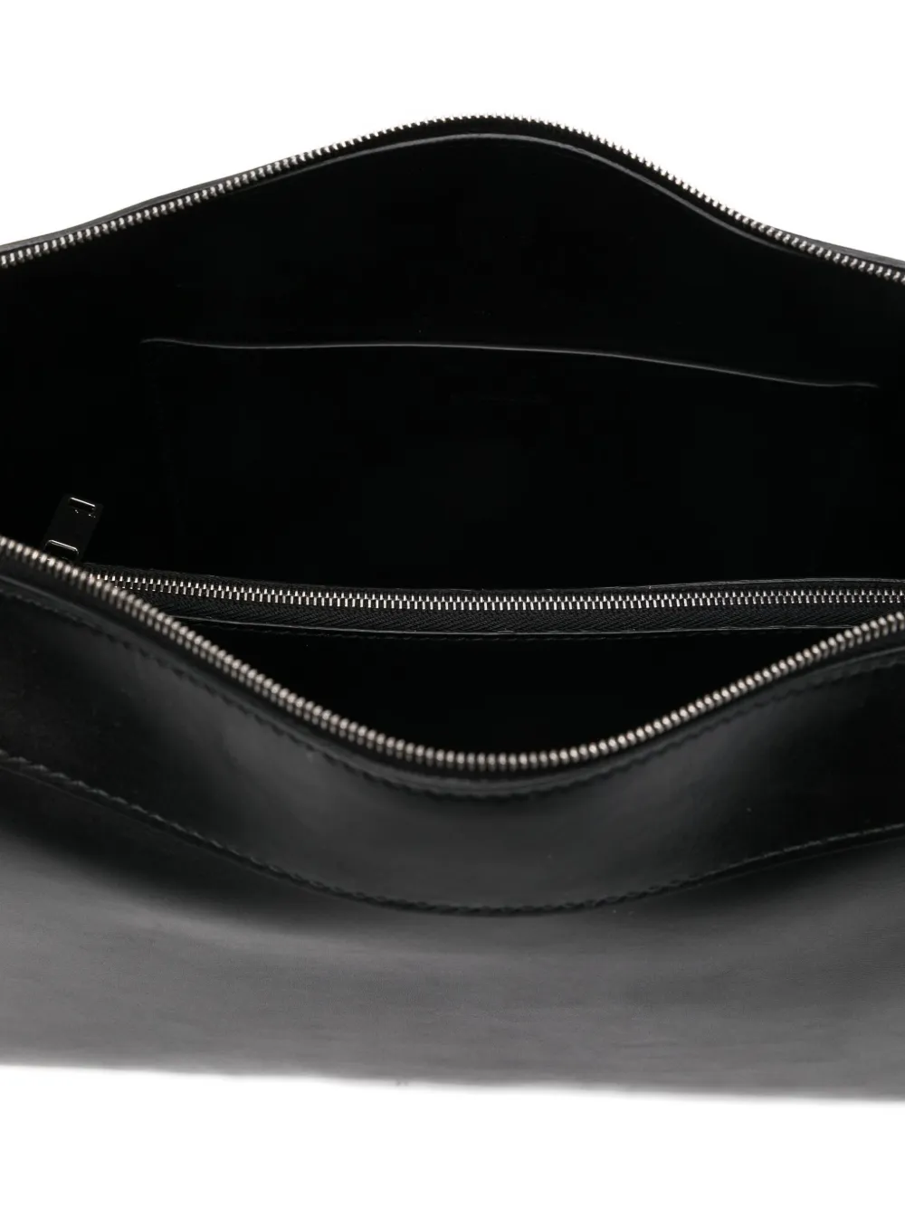 Jil Sander Top-zip Shoulder Bag In Black