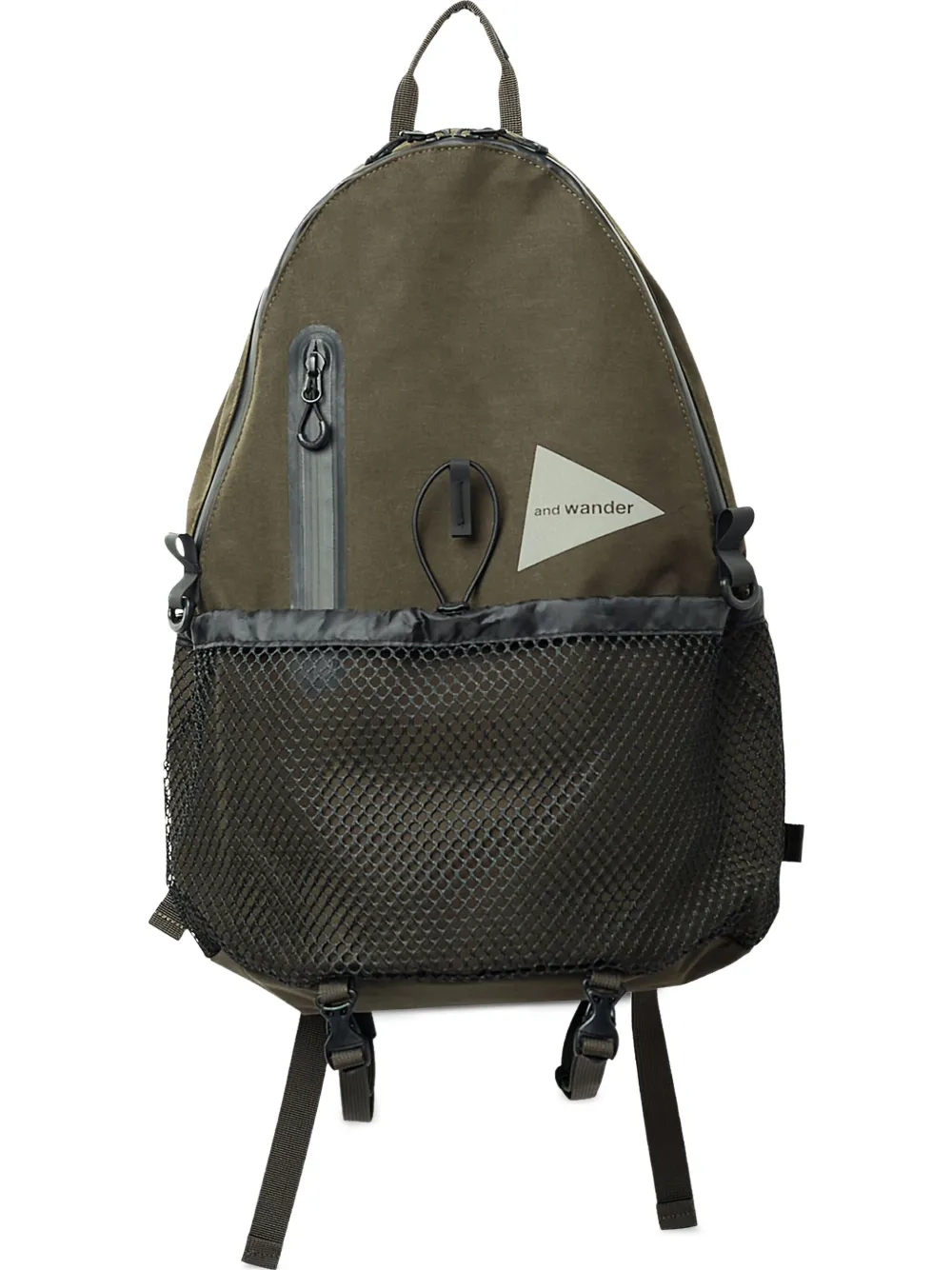 and Wander mochila con logo triangular | verde | Image 1