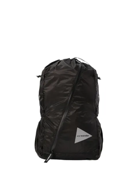 and Wander drawstring zip backpack