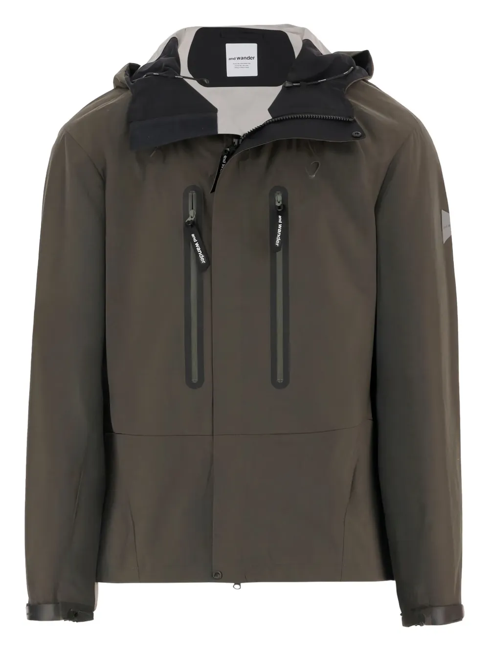 and Wander 2.5L hiker rain jacket | Green | Image 1