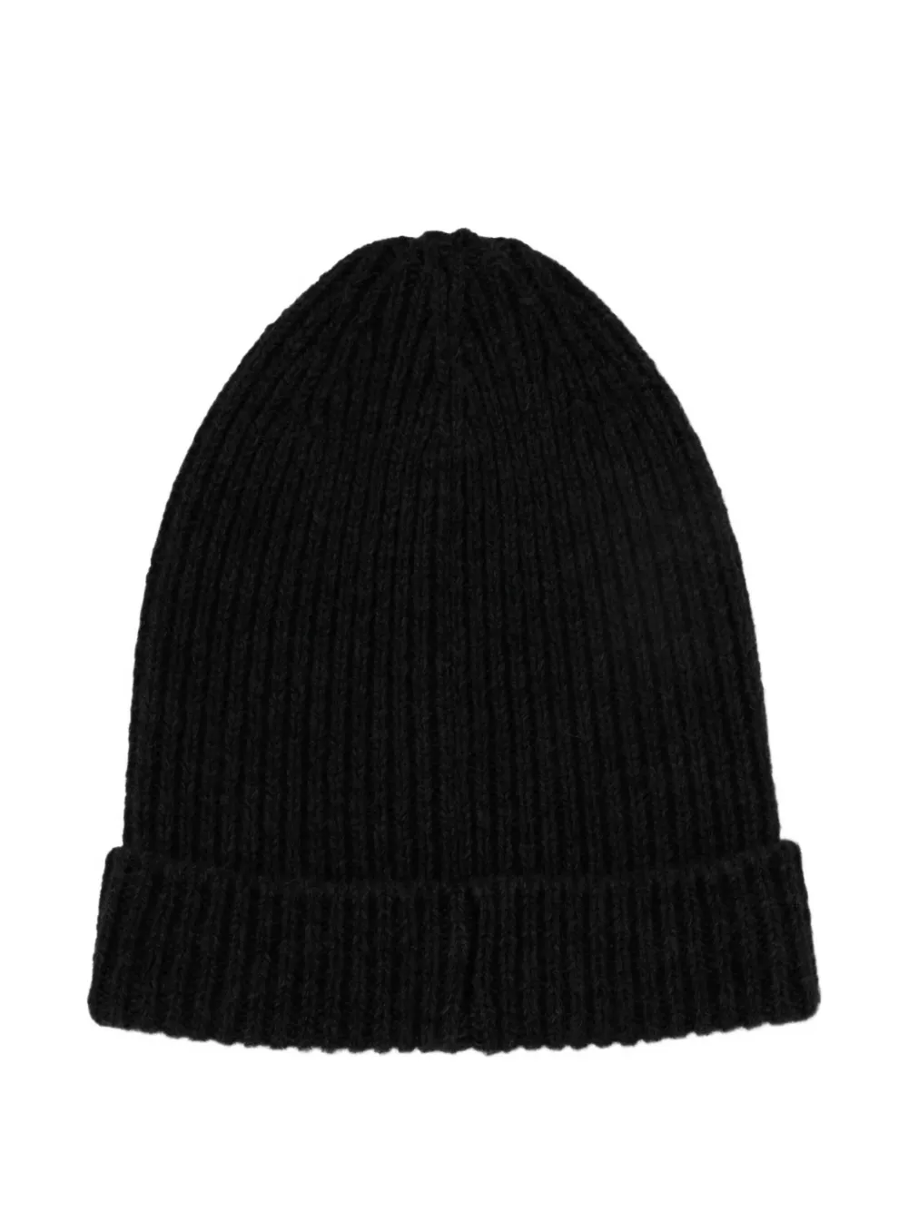And Wander logo-embroidered beanie - Zwart